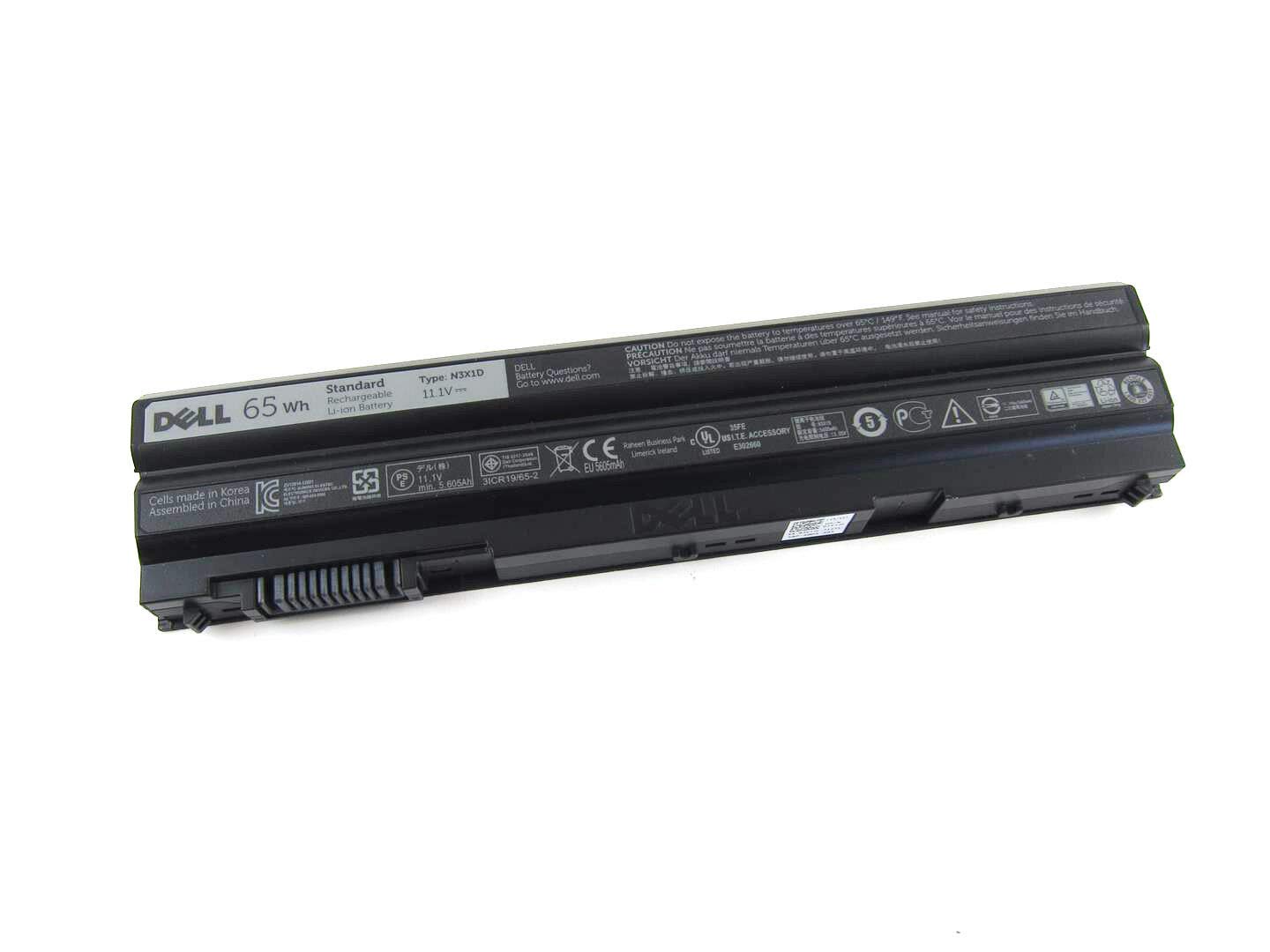 Battery for Dell Latitude E6540 E6440 E5530 E5430 E6520 E6420 65Wh 3VJJC 03VJJC-- MPN: N3X1D
