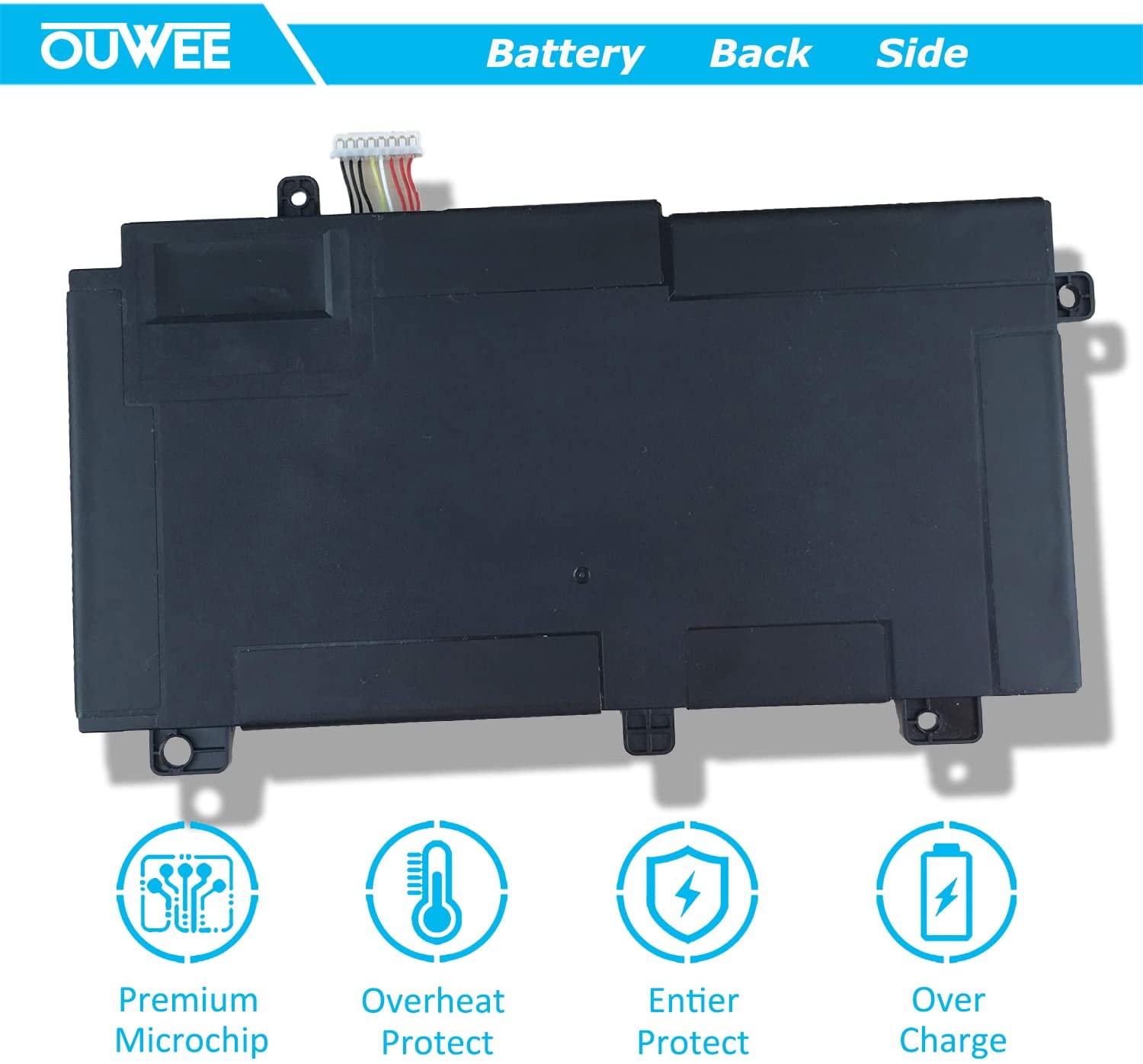 OUWEE B31N1726 Laptop Battery Compatible with Asus FX80 FX86 TUF FX504 FX504GE 48Wh(Shape-A) new - Image 4