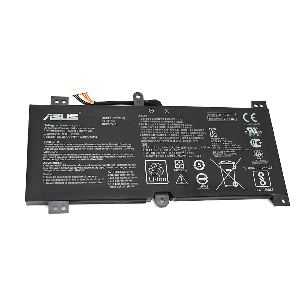 Original C41N1731 Asus ROG Scar II GL504GV-ES015T, ROG Strix HERO II G515GV-ES070R G715GW Laptop Battery