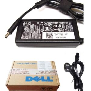 Dell Laptop Adapter Charger 65w 19.5V 3.34A Pin 4.5 * 3.0mm for All Dell Part No. 0CDF57 CDF57 0YTFJC LA45NM140 MGJN9 (Power Cord Included)