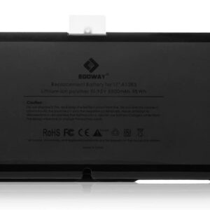New A1383 Laptop Battery Compatible for MacBook Pro 17 inch A1297 (only for 2011 Version) MD311 MC725 020-7149-A 020-7149-A10 95Wh/8700mAh