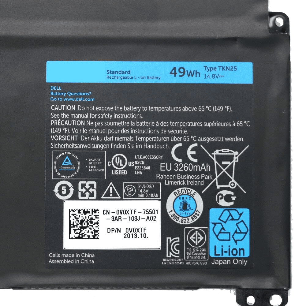 TKN25 49Wh Battery For Dell Inspiron 13z 5323 13z 5323 Series - Image 5