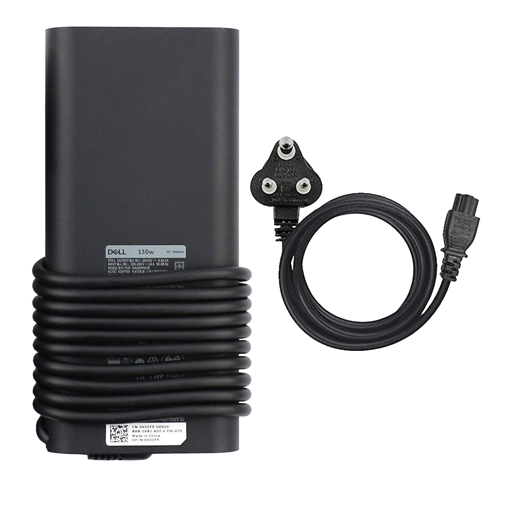 New Dell 130W USB C Charger AC POWER ADAPTER P/N- K00F5, 0K00F5 (Power Cord Included) - Image 2