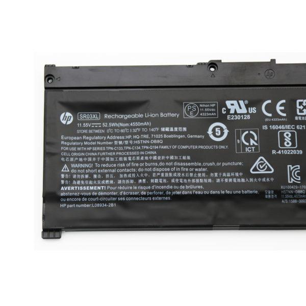 SR03XL Battery for Hp Pavilion 15-cx0000 HSTNN-DB8Q L08934-2B1 SR03052XL HSTNN-DB8Q-- MPN: SR03XL - Image 2
